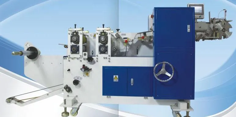 Full automatic pocket tissue production line handkerchief paper converting line hanky tissue maker 1