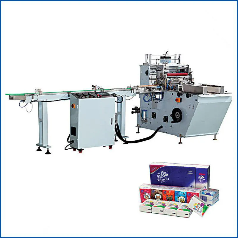Full automatic pocket tissue production line handkerchief paper converting line hanky tissue maker 3