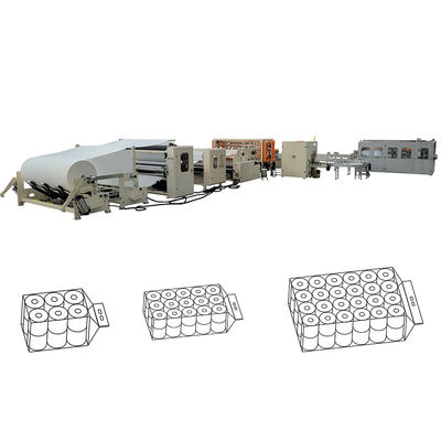 全自動 48 ロール バンド 梱包 小型 トイレットペーパー キッチン タオル ロール マシン 生産ライン 南米の紙タオル 企業